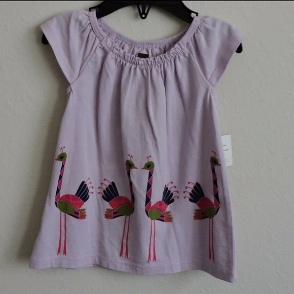 Tea Collection Ostriches Baby Dress 3-6 Months - Picture 2 of 6